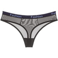 Sheer Hollow Thong Briefs