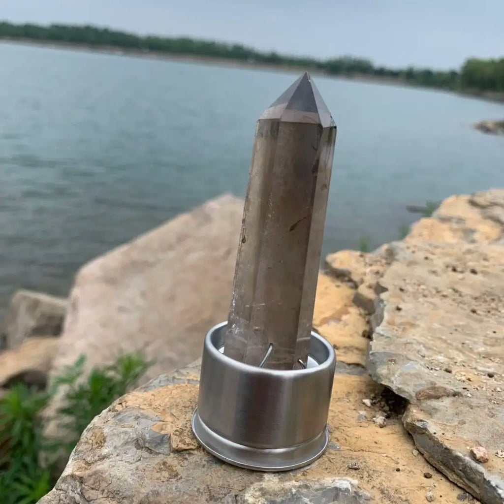 Natural Crystal Insert for Crystal Point Water Bottles | Quartz Healing Gemstone