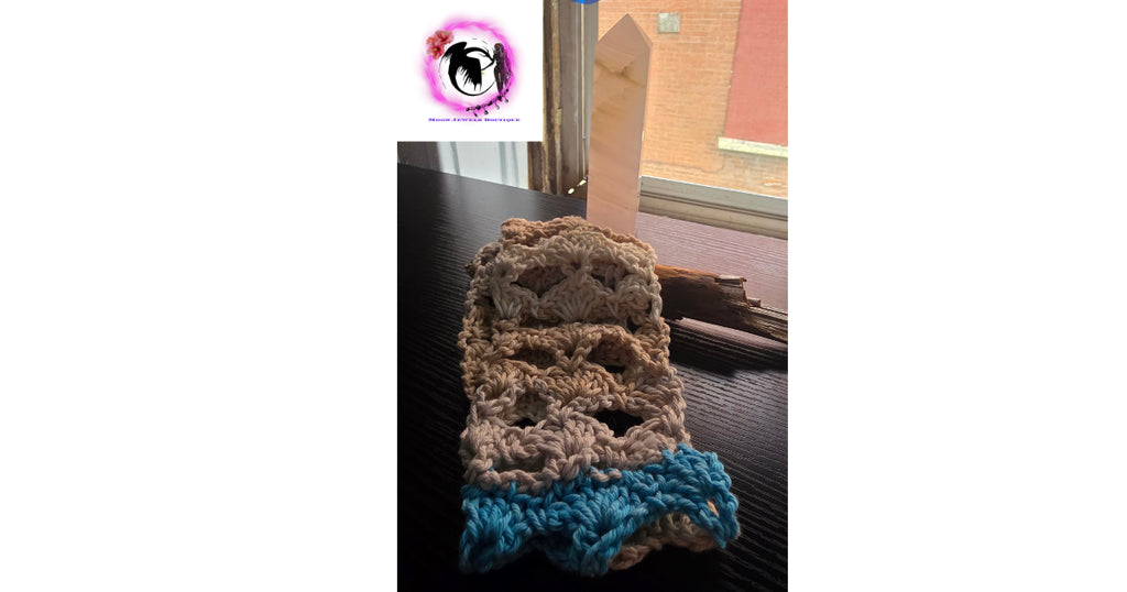Handmade Crochet Sea Shell Stitch Headband 🐚🌊