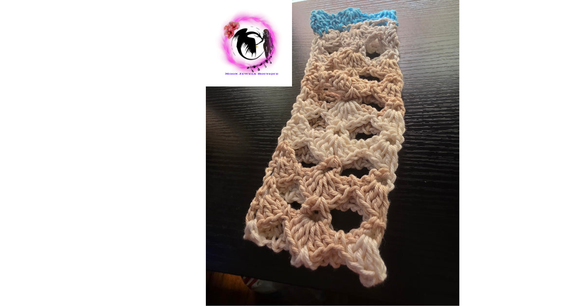 Handmade Crochet Sea Shell Stitch Headband 🐚🌊